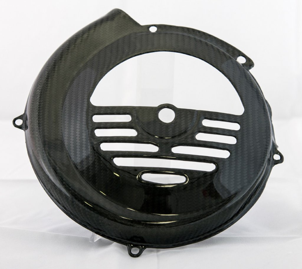 Cubre ventilador en carbono para Vespa 50 N / L / R-Special-125 Primavera ET3 