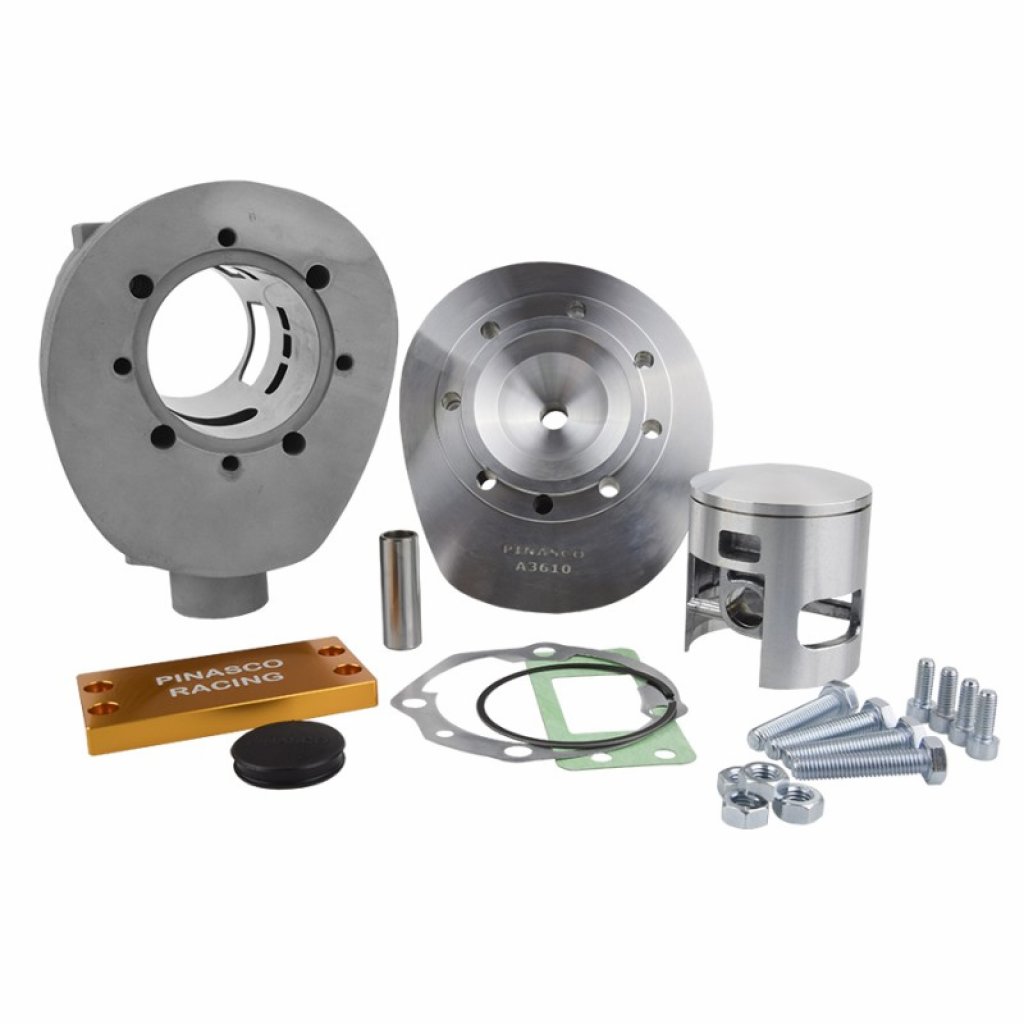 Kit cilindro completo Pinasco 215CC 957 RR Master 9 puertos para Vespa 200 PE / Rally / Cosa 