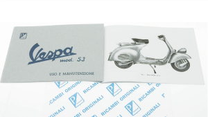 Libretto uso e manutenzione dal 1953 per Vespa 125 VM1&gt;2T-VN1&gt;2T 