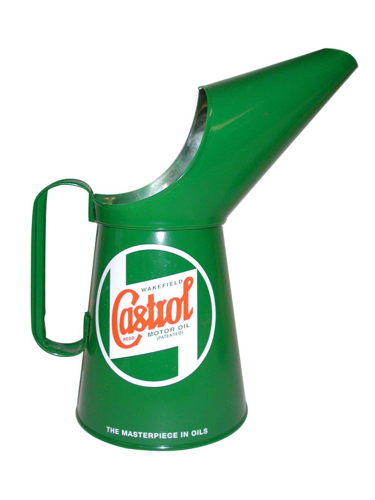 Caraffa rabbocco olio 0,5 LITRI "castrol classic" 